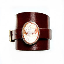 "Wonder Woman"<br>leather cuff bracelet