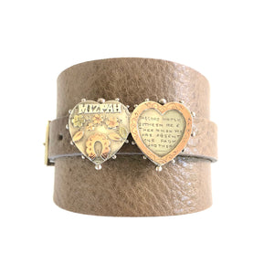 "This Is Us" <br>leather cuff bracelet