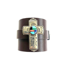 "Believe" <br>leather cuff bracelet