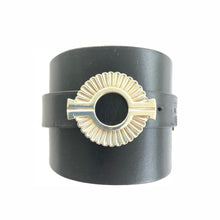 "Power Comes in Many Forms" <br>leather cuff bracelet
