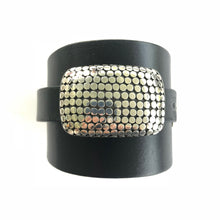 "Bubblicious" <br>leather cuff bracelet