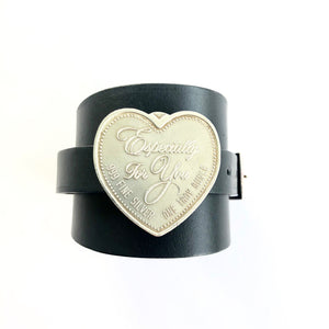 "Especially For You, Jillian!" <br>leather cuff bracelet