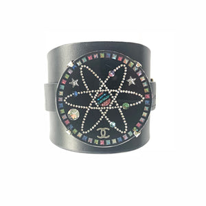 "Out Of This World" <br>leather cuff bracelet