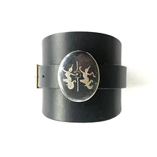 "Friends Are The Best Therapy" <br>leather cuff bracelet
