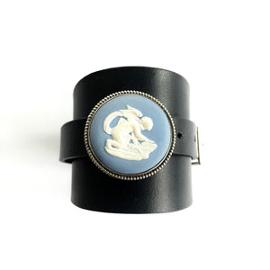 "The Soul Collection: Sweet Angel" <br>leather cuff bracelet