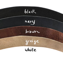 "Truly, Madly, Deeply" <br>leather cuff bracelet