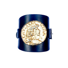 “Queen For A Day"<br>leather cuff bracelet
