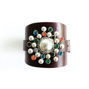 "Some Kinda Wonderful" <br>leather cuff bracelet