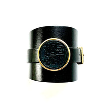 "One Smart Cookie"<br>leather cuff bracelet