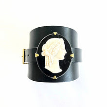 "I'm With Her" <br>leather cuff bracelet