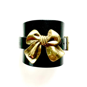 "Naughty But Nice"<br>leather cuff bracelet