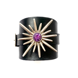 "A Star is Born" <br>leather cuff bracelet