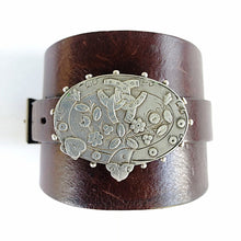 "Luck x Three" <br>leather cuff bracelet