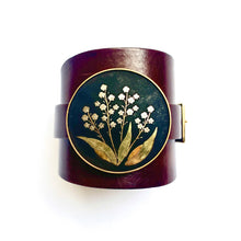 "Valley Girl"<br>leather cuff bracelet