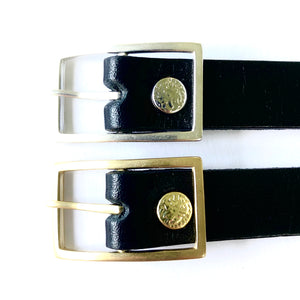 "My First Lip Gloss"<br>leather double wrap cuff bracelet