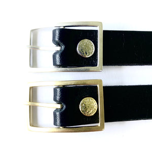 "Infinity Pool"<br>leather double wrap cuff bracelet