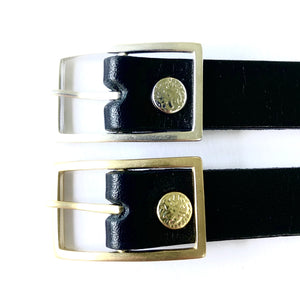 "Play Date"<br>leather double wrap cuff bracelet