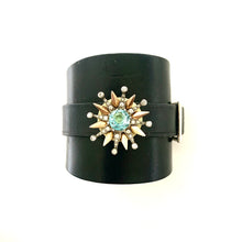 "If The Crown Fits"<br>leather cuff bracelet