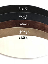 "Belle Haven" <br>leather cuff bracelet