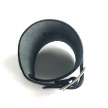 "East End Rendezvous" <br>leather cuff bracelet