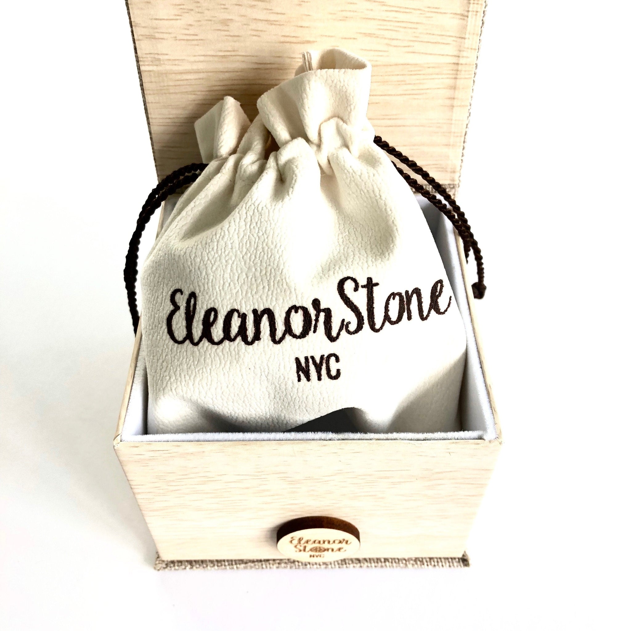Little Ray of Sunlight leather double wrap cuff bracelet – Eleanor Stone  NYC