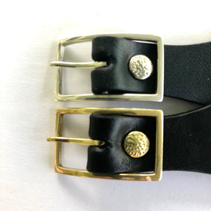 "Goldilocks" <br>leather cuff bracelet